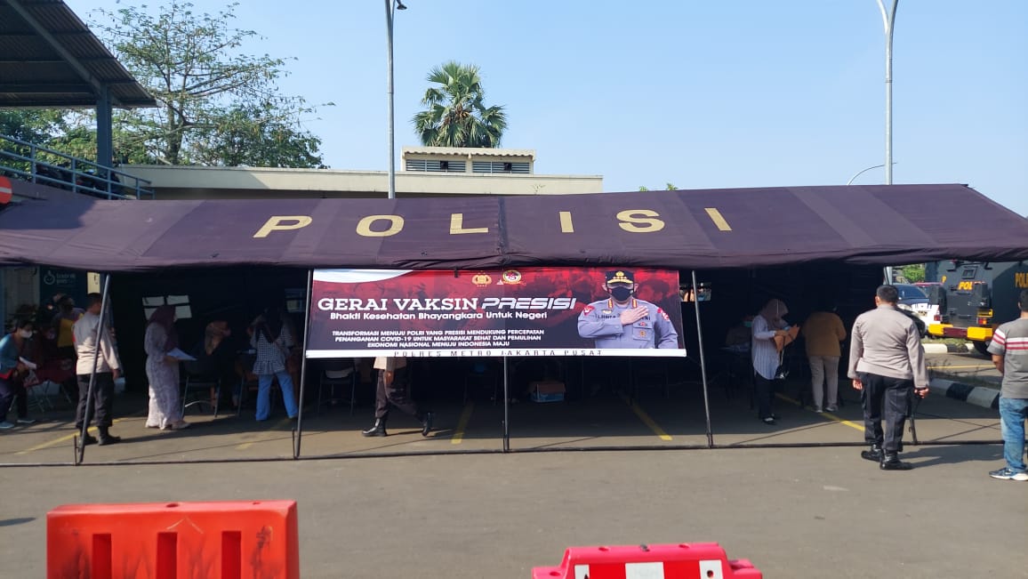Yuk Vaksin di Gerai Vaksin Presisi Polres Jakpus