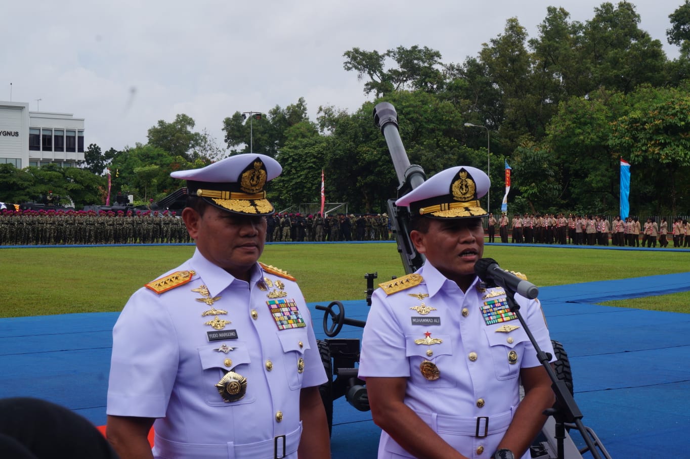 Yudo Margono Resmi Serahkan Jabatan KSAL kepada Muhammad Ali