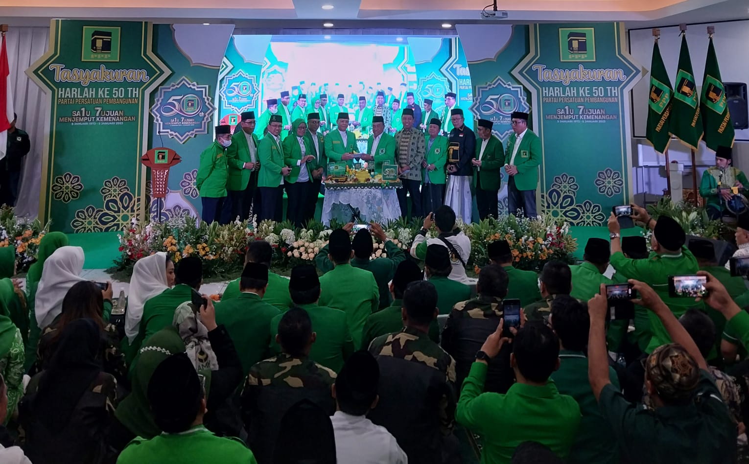 Harlah Emas PPP, Satu Tujuan Menjemput Kemenangan (Foto:Wartabrita.com/Daffa Arden)