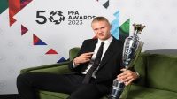 Striker Manchester City Erling Haaland dinobatkan sebagai Pemain Terbaik PFA. (Foto: Instagram @erling.haaland)