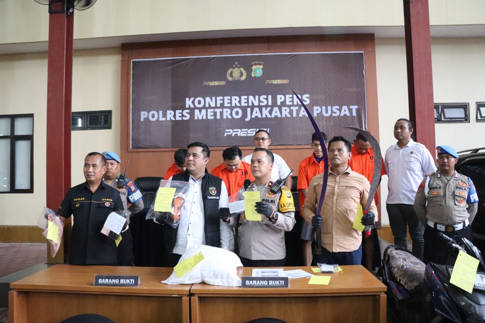 Polres Metro Jakarta Pusat Ungkap 3 Perkara Kriminal, Pencurian Ban Sempat Viral