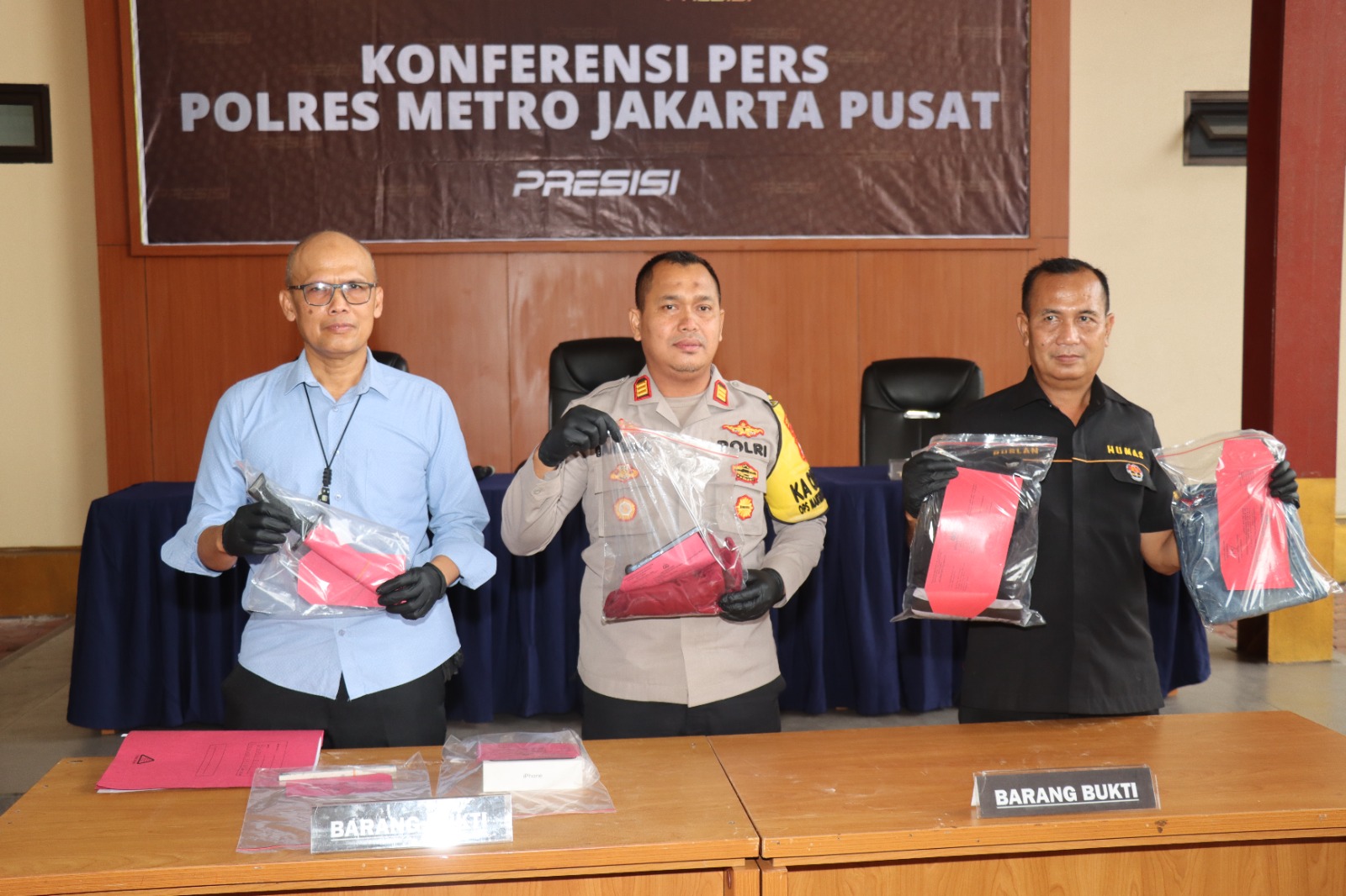 Polsek Senen Ringkus Pelaku Penusukan di Kramat Bundar