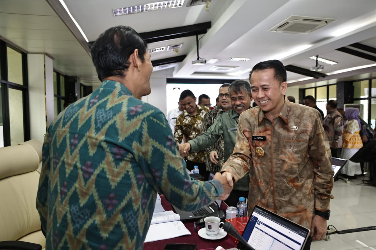 Pj Gubernur Sumut Agus Fatoni Banjir Apresiasi Saat Evaluasi Kinerja di Kemendagri