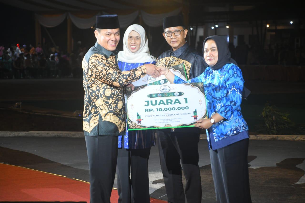 MTQ ke 34 se-Kalbar Resmi Ditutup, Kubu Raya Raih Juara, Kayong Utara Sukses Gelar Acara dan Masuk 5 Besar